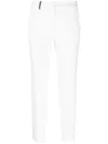 Peserico Tapered Tailored Trousers In Yellow