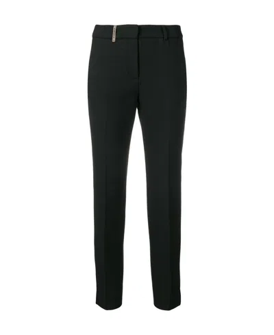 Peserico Cigarette Trousers In Black