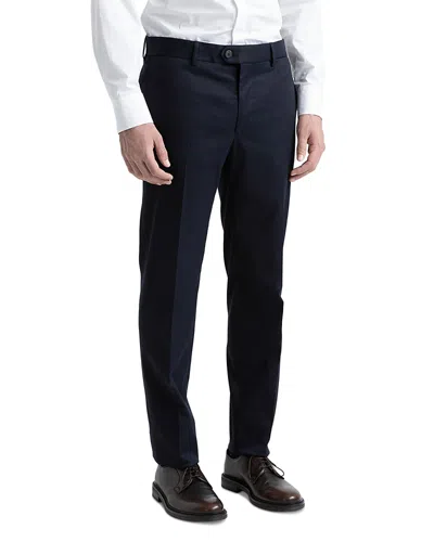 Peserico Classic Fit Dress Pants In Inkwell Blue