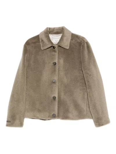 Peserico Coats In Black