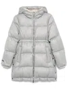 Peserico Punto Luce-chain Coat In Grey