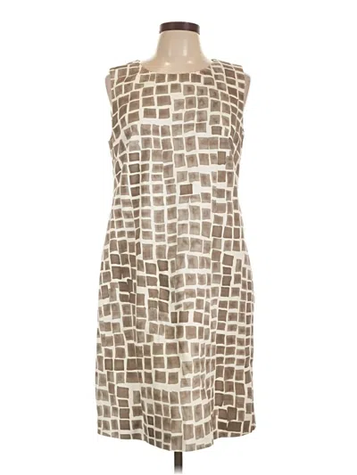 Pre-owned Peserico Cocktail Dress In Brown