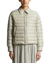 Peserico Quilted Padded Jacket In Gray