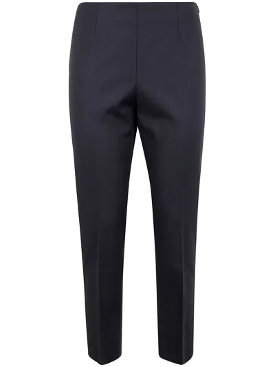 Peserico Compact Canvas Cotton Viscose Stretch Trousers By
