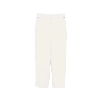 Peserico Concealed Fastening Tailored Trousers In Neutral