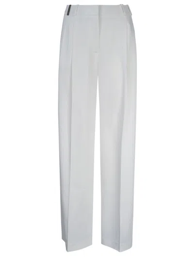 Peserico Concealed Straight Trousers