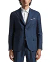 Peserico Constantino Regular Fit Blazer In Blue