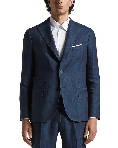 Peserico Constantino Regular Fit Blazer In Blue