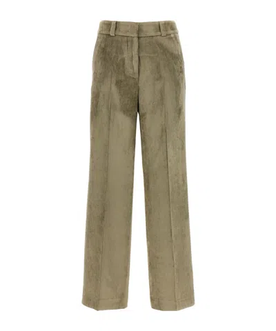 PESERICO PESERICO LOW-WAISTED CORDUROY TROUSERS