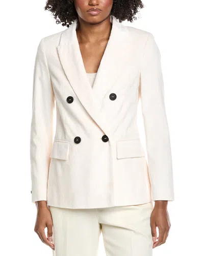 Peserico Corduroy Jacket In White