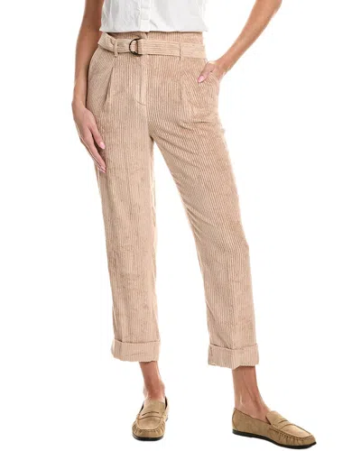 Peserico Corduroy Pant In Brown