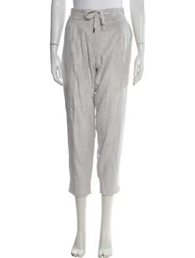 Pre-owned Peserico Corduroy Striped Sweatpants In Neutral