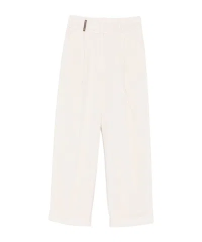 PESERICO CORDUROY TAPERED TROUSERS