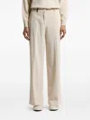 Peserico Corduroy Trousers In Animal Print
