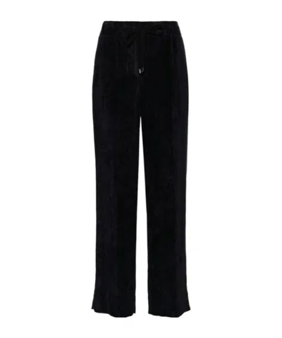 Peserico Corduroy Trousers In Black  