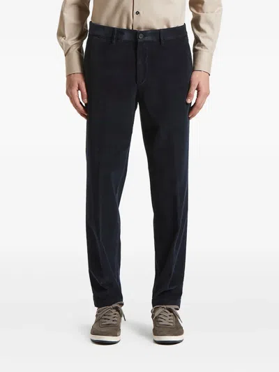 Peserico Corduroy Trousers In Blue