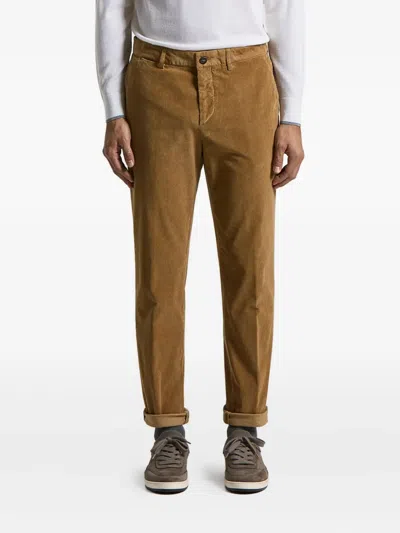 Peserico Corduroy Trousers In Brown