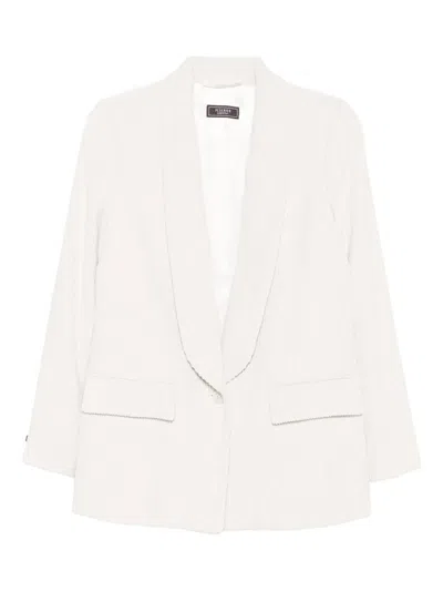 Peserico Corduroy With Shawl Lapels Blazer In Multi