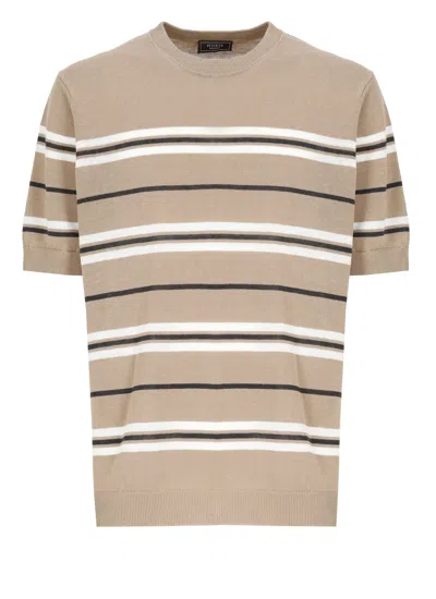 PESERICO COTTON AND LINEN T-SHIRT