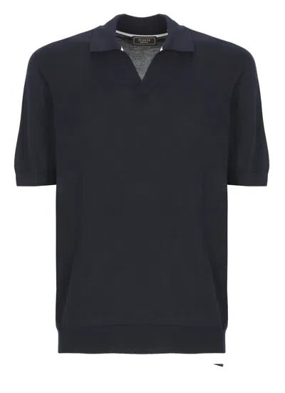 PESERICO COTTON AND SILK POLO SHIRT