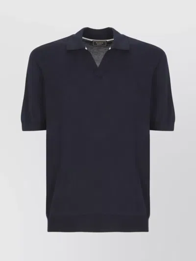 PESERICO COTTON AND SILK POLO SHIRT
