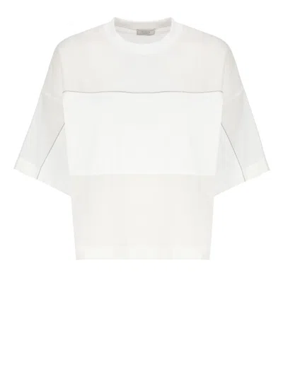 PESERICO COTTON AND SILK T-SHIRT
