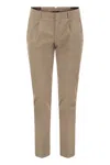 Peserico Men's Cotton And Silk Trousers