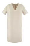 Peserico Women's Cotton And Viscose Blend Midi Dress