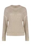 Peserico Cotton Blend Crew-neck Sweater