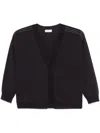 Peserico Cotton Cardigan In Blue
