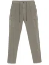 Peserico Cotton Cargo Pants In Green