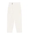 Peserico Cotton Cargo Trousers In Neutral