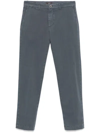 Peserico Cotton Chinos In Blue