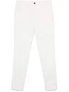 Peserico Gabardine-weave Chinos In White