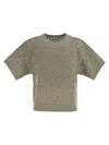 Peserico Cotton Cordonnet Jumper With Sequins