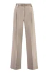 Peserico Women's Cotton Gabardine Trousers