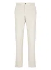 Peserico Chino Trousers In Stretch Cotton Gabardine