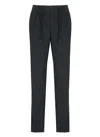 Peserico Straight Cotton Trousers Elastic Waist