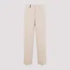Peserico Straight-leg Pants In Beige Ambrato