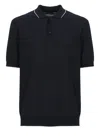 Peserico Cotton Polo Shirt In Black