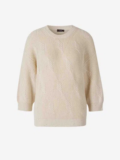 Peserico Cotton Sequin Sweater