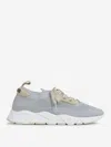 Peserico Lurex Knitted Sneakers In Grey