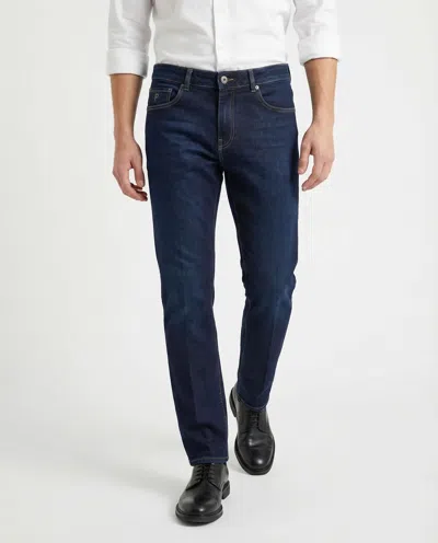 Peserico Cotton Straight-leg Men's Jeans In Blue