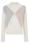 Peserico Cotton Sweater In Multi