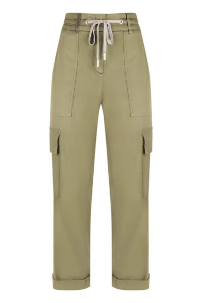 PESERICO COTTON TROUSERS