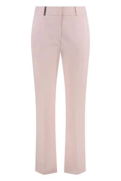 PESERICO COTTON TROUSERS