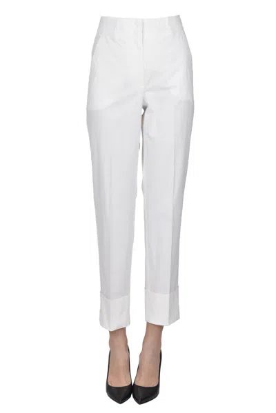 PESERICO COTTON TROUSERS