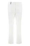 Peserico Cotton Trousers Belt Loops In White