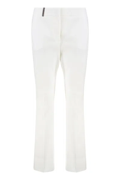 PESERICO COTTON TROUSERS