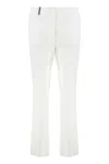 Peserico Cotton Trousers Belt Loops In White
